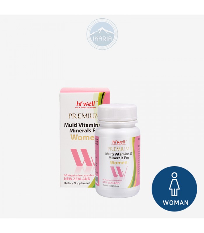 Hi Well Premium Multi Vitamins & Minerals For Women 60Capsules