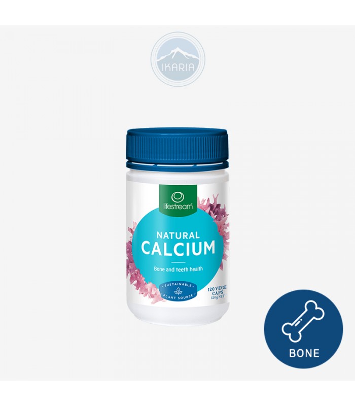 Lifestream Natural Calcium 120 VegeCapsules