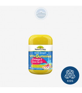 Nature's Way Kids Smart Vita Gummies OMEGA-3 DHA Fish Oil 60 Pastilles