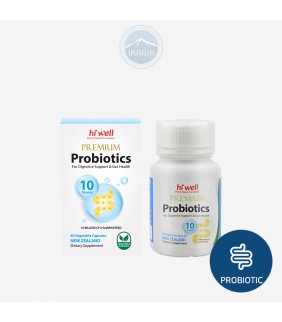 Hi Well Premium Probiotics 60Vegetable Capsules
