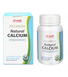 Hi Well Premium Natural Calcium 120VegeCapsules