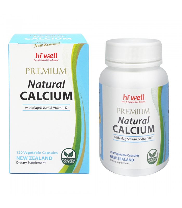 Hi Well Premium Natural Calcium 120VegeCapsules