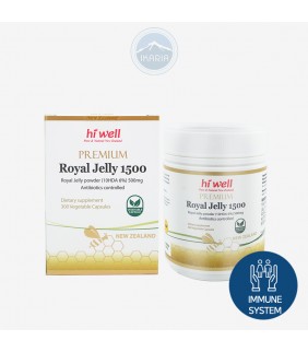 Hi Well Premium Royal Jelly 1500 300 Capsules
